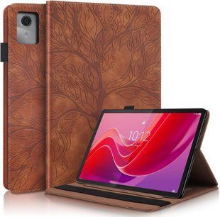 Чохол-книжка Wood book на планшет Lenovo Xiaoxin Pad 2024 (11") / коричневий 095648 фото