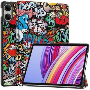 Чехол книжка Crazy Horse на Xiaomi Redmi Pad Pro (12.1") / graffity 096590 фото