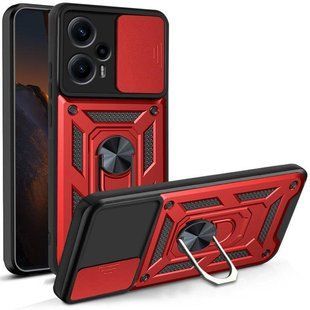 PC + TPU чохол Camshield armor для Xiaomi Redmi Note 12 Turbo / червоний 091367 фото