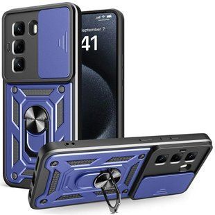 PC + TPU чехол Camshield Armor для Infinix Hot 60i / синий 100646 фото