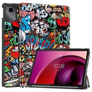 Чехол книжка Crazy Horse для Lenovo Tab M11 (11") / graffiti 094712 фото