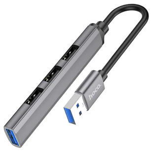 HUB адаптер перехідник 4-в-1 HOCO HB26 USB to USB 3.0*1+USB 2.0 86943 фото