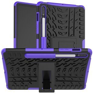 PC + TPU чохол Armor на Samsung Galaxy Tab S8 Plus / S7 FE 12.4 фіолетовий 090816 фото
