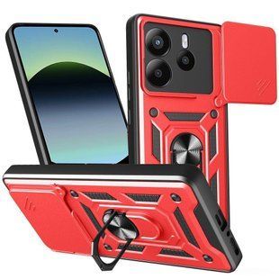 PC + TPU чохол Camshield Armor для Xiaomi Redmi Note 14 (4G) / червоний 099819 фото