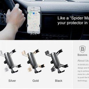 Автодержатель BASEUS PREMIUM Spiderman (3 цвета) 15402 фото