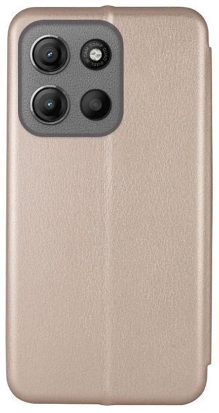 Чехол книжка Elegant book для Motorola G17 Power / золотистый 204734 фото