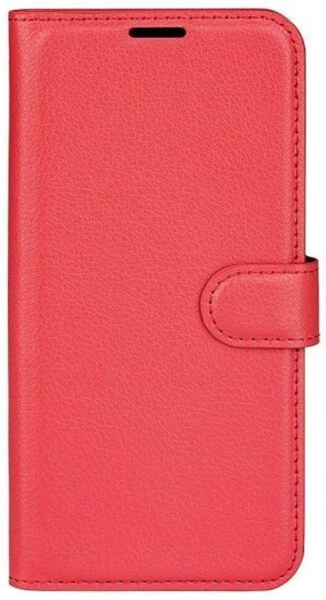 Шкіряний чохол-книжка Lichee для Motorola G72 червоний 089768 фото