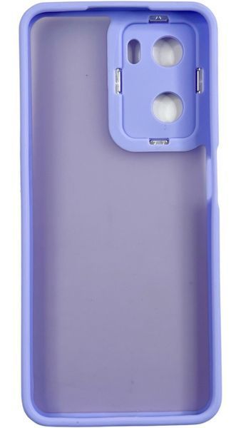 TPU чехол Luxury Metal Lens на Oppo A57S фиалковый 087643 фото