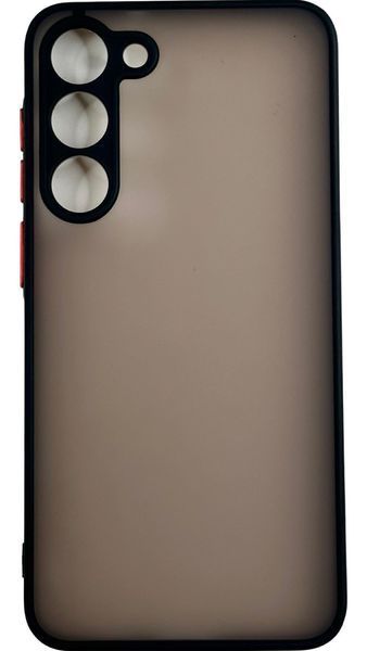 TPU чехол накладка Matte Color Case для Samsung Galaxy S23 Plus черный 092174 фото