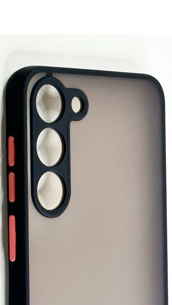 TPU чехол накладка Matte Color Case для Samsung Galaxy S23 Plus черный 092174 фото