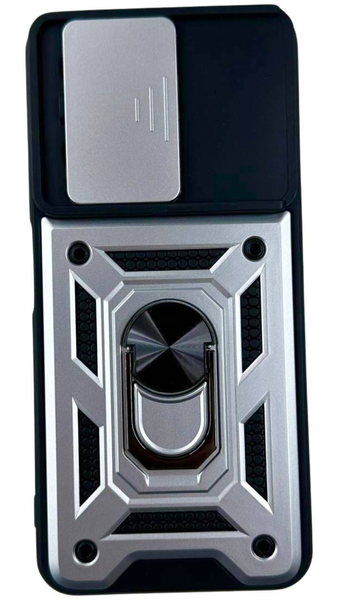PC + TPU чехол Camshield Armor для Tecno Spark 10 / серебристый 090662 фото
