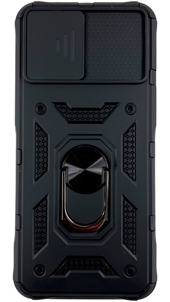 PC + TPU чехол Armor Camshield для Samsung Galaxy A03 / черный 085088 фото