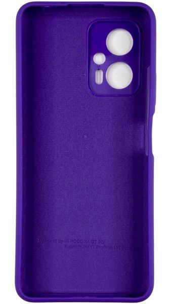 Чохол силіконовий Soft touch для Poco X4 GT (на поко х4 жт) фіолетовий 087693 фото