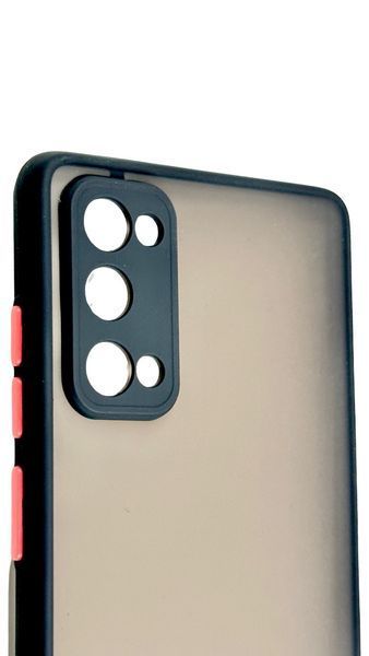 TPU чохол накладка Matte Color Case для Samsung Galaxy S20 FE чорний 092224 фото
