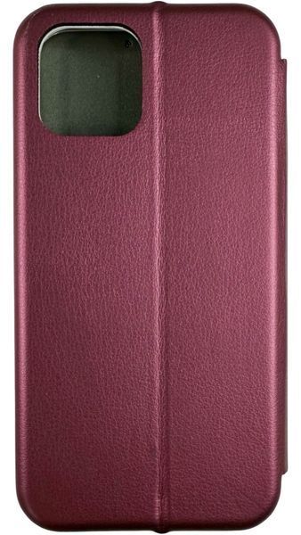 Чехол книжка Elegant book на iPhone 12 Pro / бордовый 097006 фото