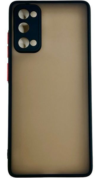 TPU чохол накладка Matte Color Case для Samsung Galaxy S20 FE чорний 092224 фото