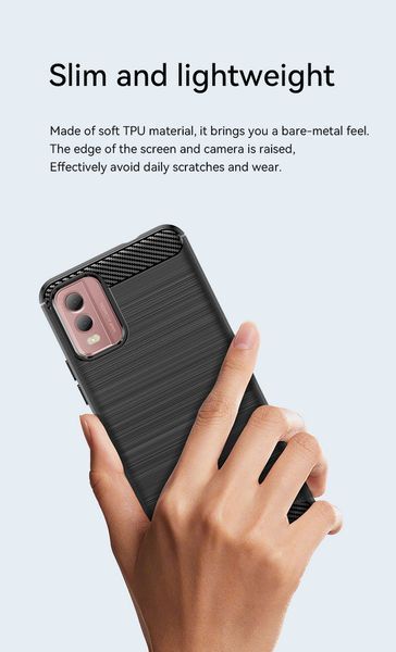 TPU чехол накладка Urban для Nokia C32 / красный 89917 фото
