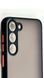 TPU чехол накладка Matte Color Case для Samsung Galaxy S23 Plus черный 092174 фото 2