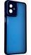 TPU чехол Luxury Metal Lens на Motorola G14 синий 094637 фото 1