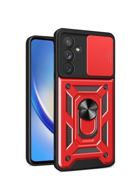 PC + TPU чохол Armor Camshield для Samsung Galaxy A14 (5G) / червоний 091467 фото