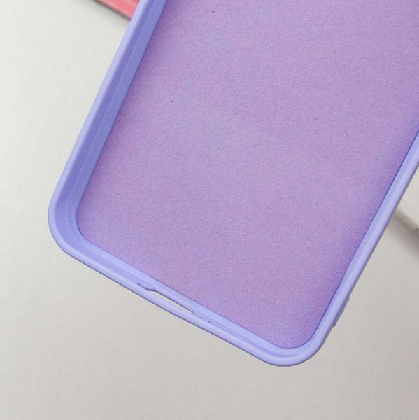 Чехол накладка TPU Liquid Silk для Samsung Galaxy S24 FE / сиреневый 201176 фото