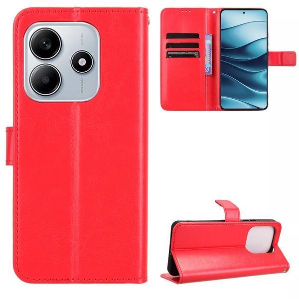 Чохол книжка Book case для Xiaomi Redmi Note 14 (4G) / червоний 098800 фото