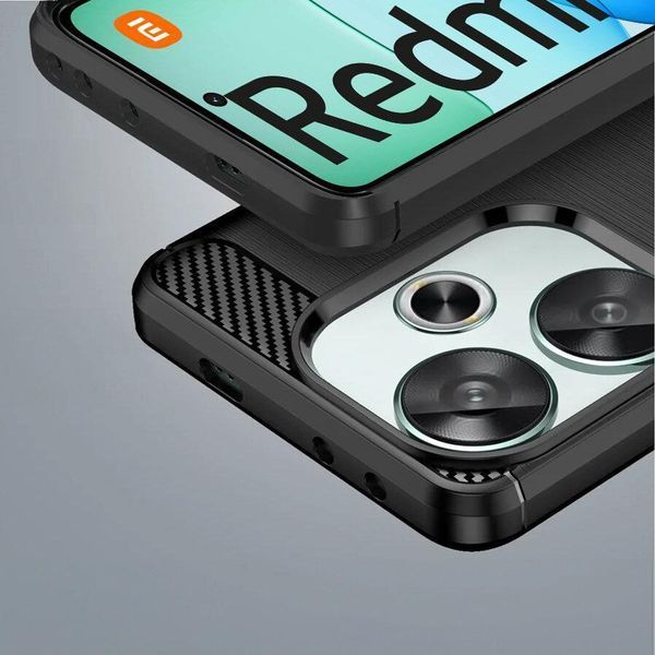 TPU чохол накладка Urban для Poco M6 (4G) / чорний 097503 фото