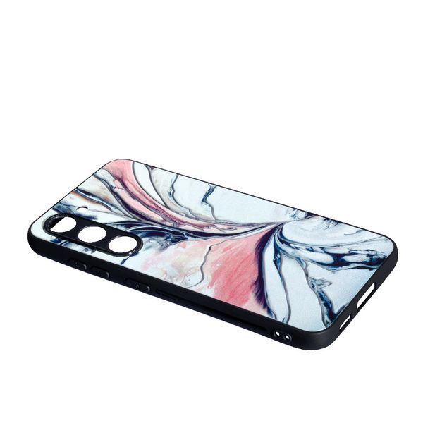 TPU чехол Marble Ultraviolet для Samsung Galaxy S23 Milk 088613 фото