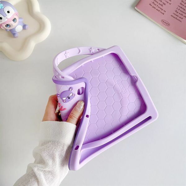 Чохол Happy Case на Apple&nbsp;iPad 11" (A16) 2025 / Good Lucy світло-фіолетовий (з ремінцем) 203227 фото