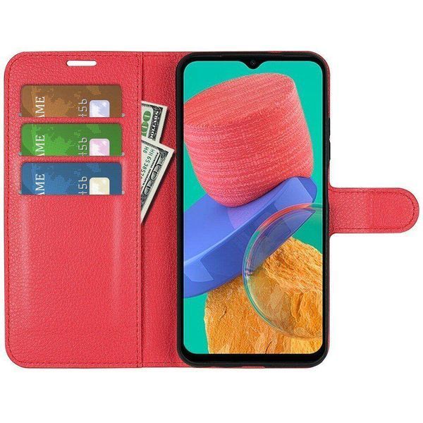 Чохол книжка Lichee для Samsung Galaxy M33 червоний 089866 фото
