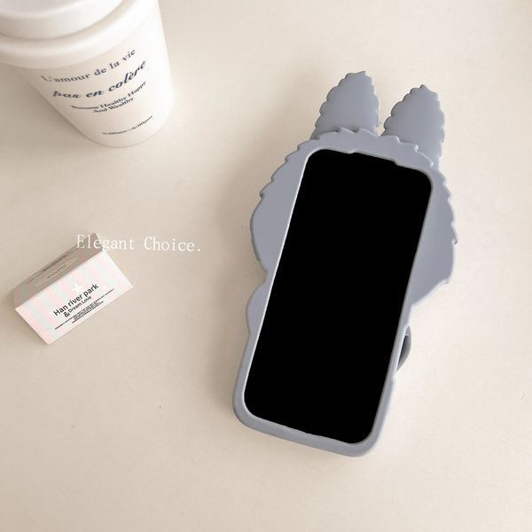 Гумовий 3D-чохол Labubu Toy для iPhone 15 Pro Max/блакитний 099550 фото