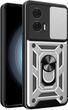 PC + TPU чехол Camshield Armor для Motorola G85 (5G) / серебристый