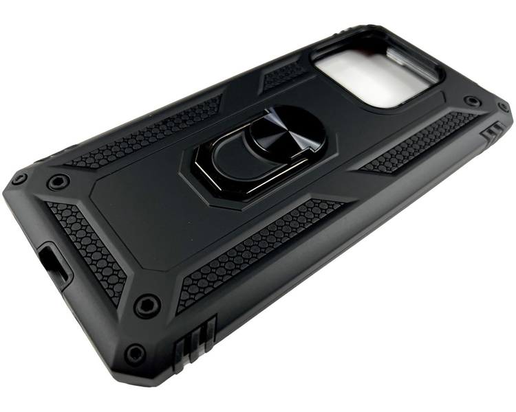 PC + TPU чохол New Armor на Xiaomi Poco C40 (на поко цей40) чорний 086094 фото
