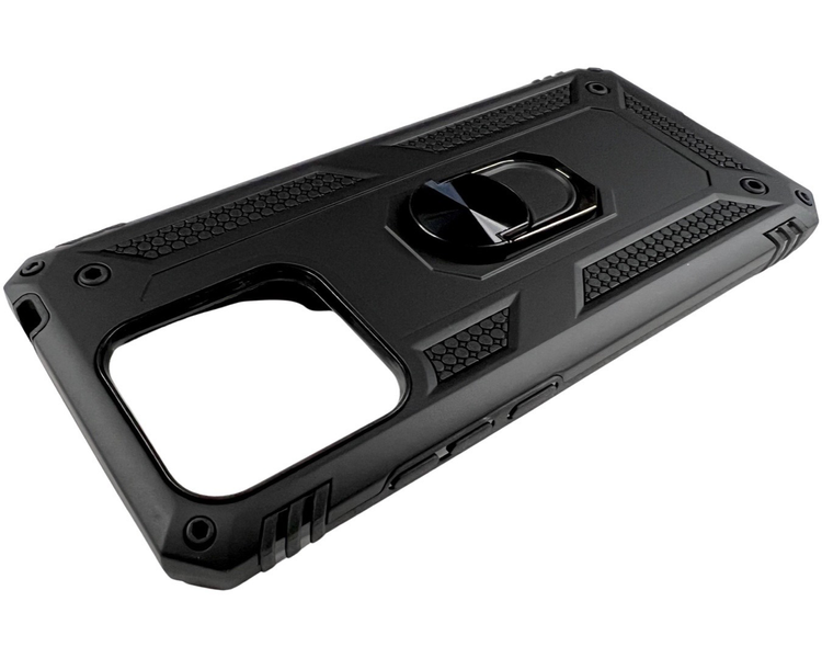 PC + TPU чохол New Armor на Xiaomi Poco C40 (на поко цей40) чорний 086094 фото