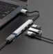 HUB адаптер перехідник 4-в-1 HOCO HB26 USB to USB 3.0*1+USB 2.0 86943 фото 2