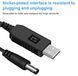 Кабель живлення для роутера, модему, терміналу GPON, повербанка, powerbank (USB &mdash; DC 5 &mdash; 12 V) 87393 фото 4