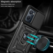 PC + TPU чехол Camshield armor для Realme 9i / черный 89213 фото 3