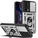 PC + TPU чохол Camshield armor для Poco F5 Pro / сріблястий 089364 фото 1
