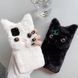 Чохол пухнастий Fluffy Cat на iPhone 14 Pro Max / білий 098149 фото 4