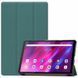 Кожаный чехол книжка Crazy Horse для Lenovo Tab K10 зеленый 090072 фото 1