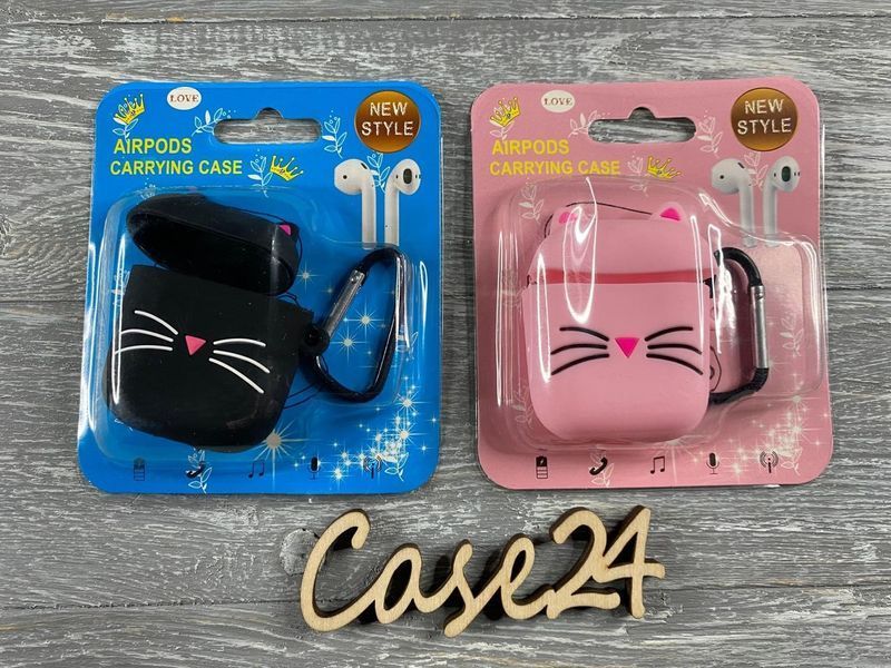 Чехол Усики на Airpods (2 цвета) 080551 фото